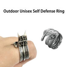 Outdoor Unisex Adult Self Defense Ring with Spike Women Anti-wolf Multifunction Invisibility Self-defense Tool 2024 - buy cheap