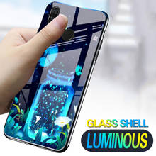 Светящийся стеклянный чехол для Huawei Nova 2 Plus 2i 2S, роскошный блестящий силиконовый чехол для Huawei Nova 3 3i 3E 4, чехол 2024 - купить недорого