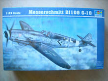 Trumpeter 02409 1/24 Messerschmitt BF109 G-10 Plastic Plane Fighter Jet Model TH06663-SMT6 2024 - buy cheap