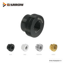 Barrow G1/4" White Black Silver Gold, PC Case Board Cross Water Inlet Water Fill In Port Cooling Fittings 20.0~23.0mm,TCDZS-V1 2024 - buy cheap
