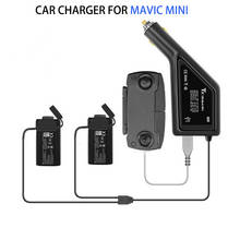 3 In1 Батарея автомобиля Зарядное устройство для DJI Mavic мини быстрой зарядки Дрон Батарея Зарядное устройство s аксессуары на открытом воздухе Портативный 2024 - купить недорого
