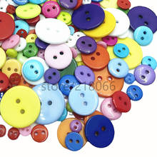 Пластиковые кнопки для детей, 100/300 шт., разные размеры, швейные кнопки, аксессуары для одежды, Детские Мультяшные кнопки 2024 - купить недорого