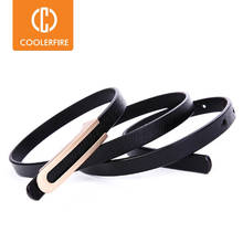 Fashion Belt Genuine Leather High Quality Thin Skinny Waist Women Belt Thin Belt Female Waist Belts for Women Dress Strap LB077 2024 - buy cheap