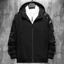New 2022 Spring Autumn Men Design Clothes Casual Loose Streetwear Bomber Black Jacket Plus OverSize M-6XL 7XL 8XL 9XL 2024 - buy cheap
