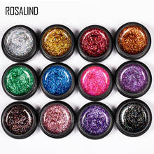 ROSALIND Shiny Silk Gel Nail Polish Bright For Glitter Hybrid Varnishes Nail Art Design Need UV Lamp All For Manicure Top Base 2024 - buy cheap