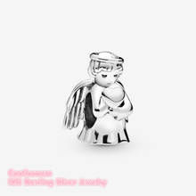 Winter 100% 925 Sterling Silver Angel of Love Charm beads Fits Original Brand bracelets Jewelry Making 2024 - buy cheap