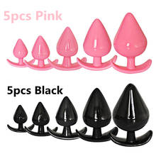 5pcs/set Silicone Butt Plug Anal Plug Tail Dildo Sex Toys For Woman Men Prostate Anus Dilator Tools For Gay Trainer Sex Shop 2024 - buy cheap