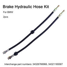 2x Front Brake Hose Brake Hose 34326766966 Brake Hydraulic Hose Kit For BMW 3 3ER E46 316 318 320 323 325 330 Z4 2024 - buy cheap