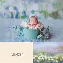 Plano de fundo fotográfico de vinil para meninos e meninas, decoração de chá de bebê, bokeh 2024 - compre barato
