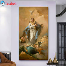 The Immaculate Conception Vintage diamond Painting European Classical Decor diamond embroidery 5D mosaic Picture large Wall Art 2024 - buy cheap