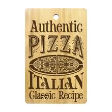 Authentic Pizza Italian Classic Recipe Rectangle Bamboo Pizza Cutting Board Personalized Pizza Chopping Board Pizza Lovers Gift 2024 - buy cheap
