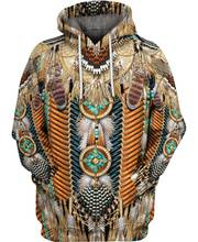 hot sale Native Indian 3D Hoodies/sweatshirts Men Women New Fashion Hooded winter Autumn Long Sleeve streetwear Pullover-8 2024 - buy cheap