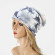 Autumn and winter Casual Knitted Beanie Hat Women Men Winter Hat Skullies Tie-dye Hip Hop Ear protection cap 2024 - buy cheap