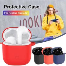 For Realme Buds Air Earphone Box Silicone Sports wireless Headset Protection Case Portable Protective Anti-fall Headphone Box 2024 - buy cheap