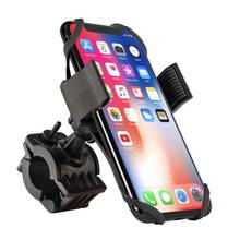 Universal Shockproof Elastic Silicone Mount Phone Holder Stand Riding Cycling Bicycle MTB Bike Phone Motorcycle for CellphoneGPS 2024 - buy cheap