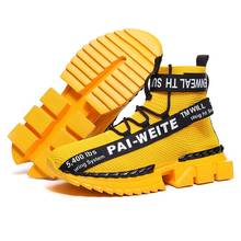 Zapatillas deportivas de talla grande para hombre, calzado deportivo de alta calidad, color amarillo, para correr, caminar, gimnasio, GME-0103 2024 - compra barato