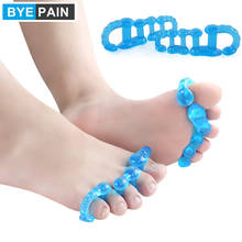 1Pair BYEPAIN Toes Gel Toe Separators Stretchers and Straighteners for Foot Pain & Bunion Relief, Hammer Toes and More 2024 - buy cheap