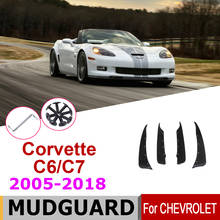 Guardabarros para Chevrolet Corvette C6 C7 2013-2005, accesorios para salpicaduras de barro, guardabarros, 2012, 2008, 2005 2024 - compra barato