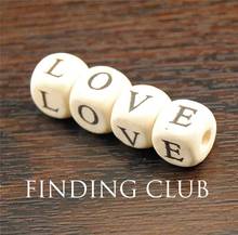 26pcs Letter Cube Wood Beads Charms Unfinished Natural Wood No Varnish & No Lacquer No Varnish   WB19 2024 - buy cheap
