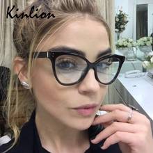 Óculos gatinho retrô feminino, armação de óculos tipo olho de gato para mulheres, marca de luxo, óculos de sol tipo olho de gato 2021 2024 - compre barato