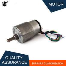 Motor alinhado dc de GB37-520B 12v com disco do codificador 12-1600rpm mini motor da placa de codificação da c.c. para a aplicação doméstica diy parte 2024 - compre barato