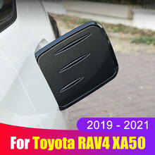 ABS Carbon Exterior Car Oil Fuel Tank Gas Cap Cover Trim Sticker For Toyota RAV4 RAV 4 2019 2020 2021 2022 XA50 Accessories 2024 - buy cheap