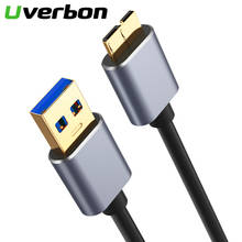 Cable de sincronización de datos USB 3,0 tipo A Micro B, Cable de velocidad rápida USB 3,0 para disco duro externo HDD, Samsung S5, Note 3 2024 - compra barato