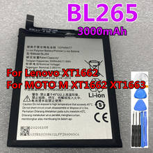 Batería Original de alta calidad BL265 para Lenovo XT1662 para MOTO M XT1662 XT1663, 3000mAh 2024 - compra barato