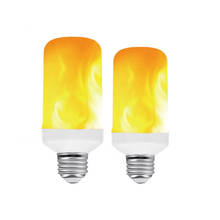 Ampoule LED E27 Dynamic Flame Effect Corn Bulb 9W 15W Flickering Emulation Decor Lamp Creative Fire Lights Lamparas AC 85-265V 2024 - buy cheap