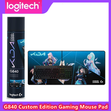 Logitech-alfombrilla de ratón profesional G840 KDA para gaming, antideslizante, no se ajusta a la tarjeta, impermeable, protección de escritorio, para gaming y oficina 2024 - compra barato
