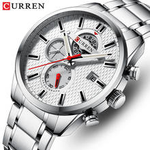 Nuevo reloj de pulsera de cuarzo CURREN para Hombre, reloj Casual, reloj de pulsera de cuarzo, reloj grande deportivo, cronógrafo, Relojes Hombre, reloj Masculino 2024 - compra barato