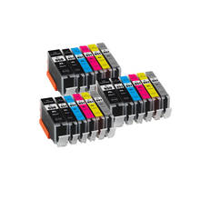 6 cor PGI-650 CLI-651650 651 cartucho de tinta compatível para canon pixma mg6360 mg7160 impressora 2024 - compre barato