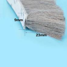 9mm x 23mm home door window weather wind seal brush self adhesive weather strip 2024 - buy cheap