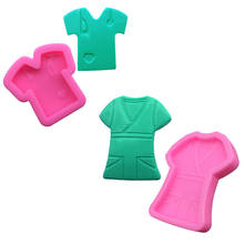 Nurse Uniform Silicone Sugarcraft Mold Chocolate Cupcake Baking Fondant Cake Decorating Tools 2024 - buy cheap