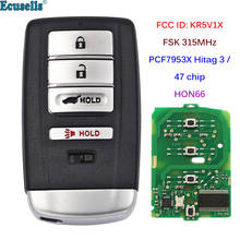 3+1/4 Buttons FSK 315MHz PCF7953X HITAG 3 /47 Chip Smart Remote Key (SUV) for Acura MDX RDX 2014-2020 FCC ID: KR5V1X HON66 2024 - buy cheap