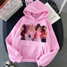 Sudadera con capucha de los 90 Ullzang para mujer, con estampado de "Thank You Next", estilo Harajuku, con 7 anillos, ropa para Parte Superior Femenina 2024 - compra barato