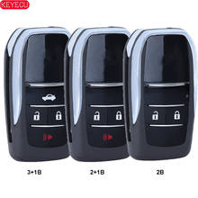 KEYECU-carcasa de llave remota modificada, 2B/3B/4 botones para TOYOTA Camry Yaris Corolla Scion 2024 - compra barato