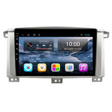 Roverone-rádio automotivo estéreo, unidade principal de navegação gps, bluetooth, para toyota lc100 land cruiser 100 2002-2013 2024 - compre barato