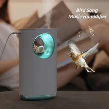 Humidificador de aire con USB, difusor de Aroma ultrasónico, Umidificador de música de pájaro, luz LED, aromaterapia, Humidificador de aceite esencial 2024 - compra barato