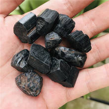 50g Natural Black Tourmaline Gem Mineral Specimen Energy Stone Rough Healing 2024 - buy cheap