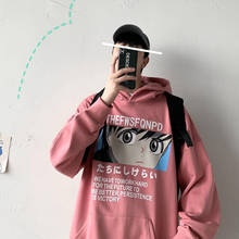 Pink Cartoon Hoodie Streetwear Female Hip Hop Sweatshirt Men Fashion Tops Casual Funny Spring Autumn Harajuku Amine Hoodies Male 2024 - buy cheap