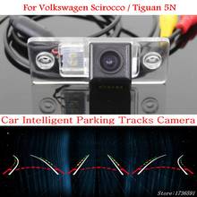 Lyudmila câmera automotiva com assistência gráfica inteligente para assistência ao estacionamento para volkswagen scirocco/tiguan 5n/carro câmera de ré 2024 - compre barato