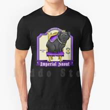 Imperial Snout T Shirt Print For Men Cotton New Cool Tee Pig Love Pigs Pet Pig Funny Happy Pet Beer Beer Drinking Drunk Silly 2024 - buy cheap
