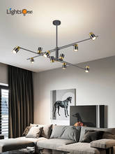Nordic simple living room lamp light luxury creative bedroom dining room lamp chandelier 2024 - buy cheap