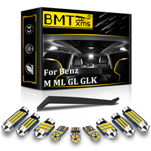 BMTxms-Kit de luces LED para Interior de coche, Canbus para Mercedes Benz M ML GL GLK GLA GLC clase W163 W164 W166 X164 X166 X204 X156 X253 2024 - compra barato