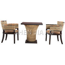 1PC Rattan Square Coffee Table Hand-woven Leisure Table Hotel Living Room Casual Weaving Furniture Rattan Square Table 2023 - buy cheap