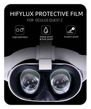 Película hd transparente para oculus quest 2, película protetora de lentes de realidade virtual, tpu macio para oculus quest 2 2024 - compre barato