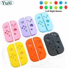 YuXi Пластиковый корпус для Kind переключатель NS JoyCon контроллер DIY замена корпуса Корпус правый левый чехол и кнопки ABXY D-Pad 2024 - купить недорого