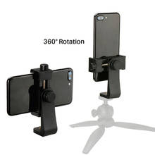 360 graus de giro telefone tripé montagem adaptador universal celular clipper suporte vertical ajustável titular para iphone huawei 2024 - compre barato