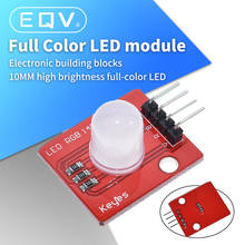 Blocos de construção eletrônicos para arduinos, 10mm cor completa rgb led module140c5 kit de iniciante diy 2024 - compre barato